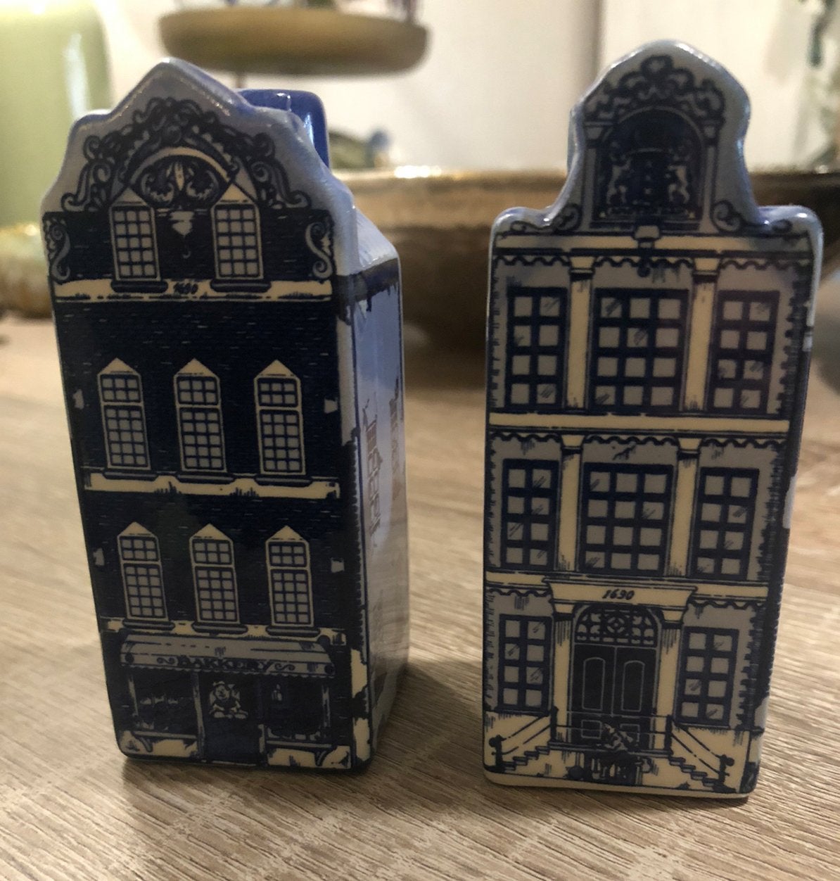 Peper & Zout stel Grachtenhuisjes, Ophalen, Zo goed als nieuw