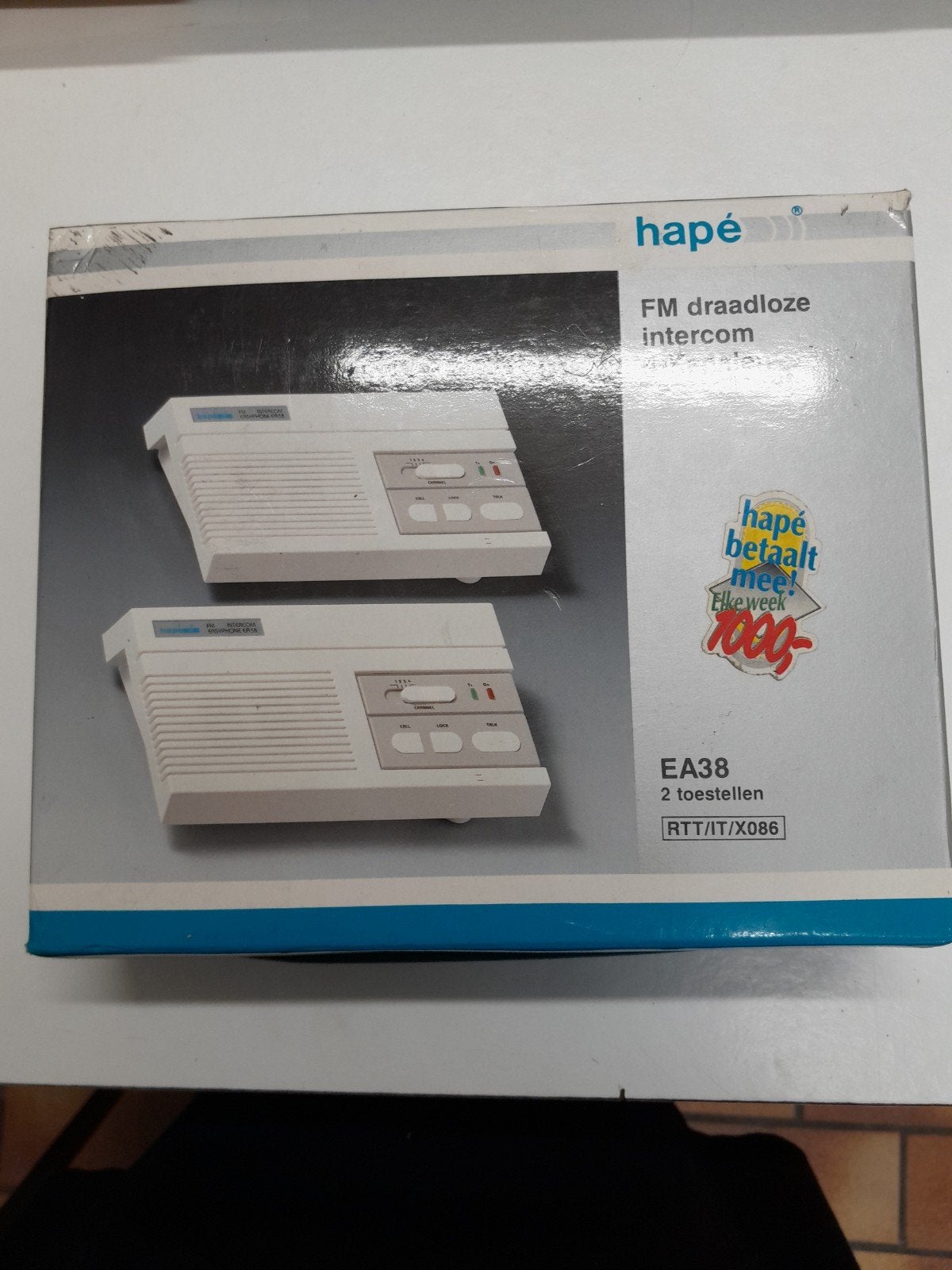 Hapé FM Draadloze Intercom Systeem - NIEUW, Ophalen of Verzenden