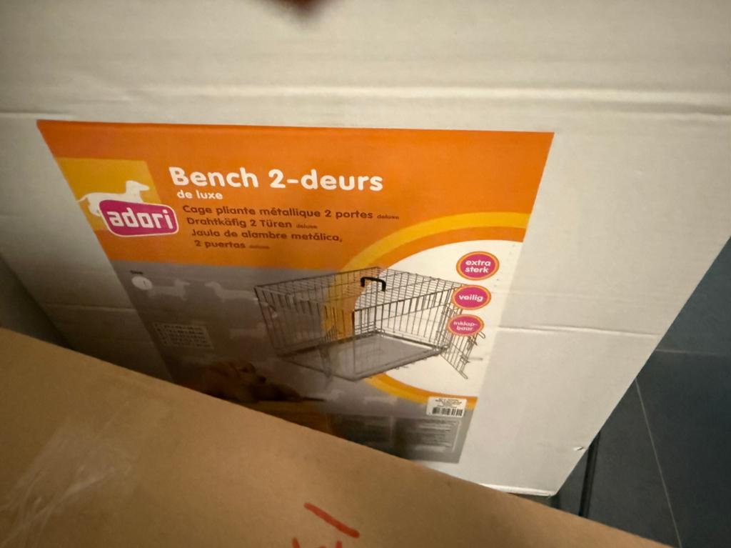 Bench adori nieuw 62x44x50, Overige materialen, Zo goed als nieuw, Minder dan 5 m², Ophalen