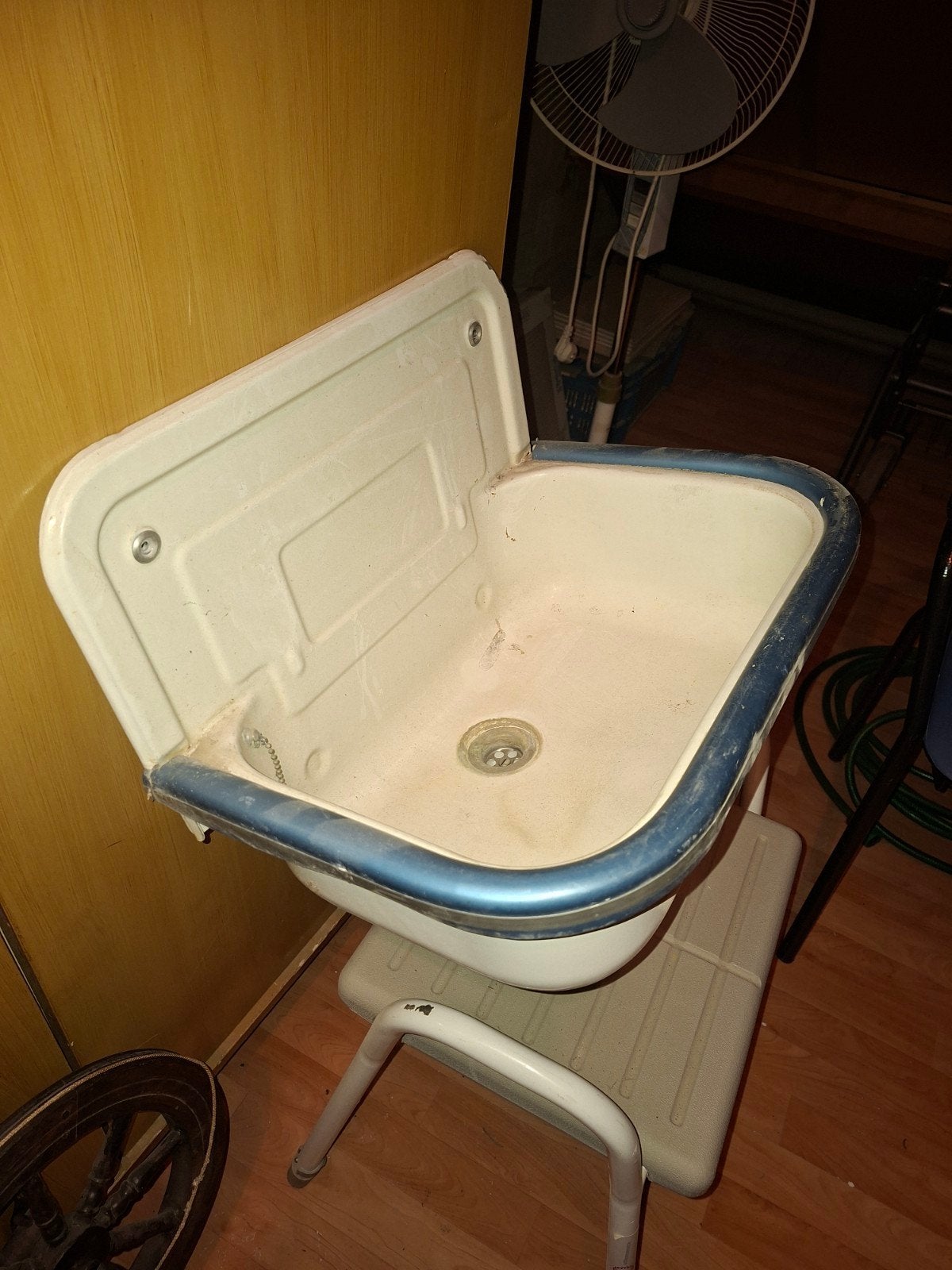 Goede wasbak met sevon, Ophalen, Gebruikt, Rvs, Wastafel