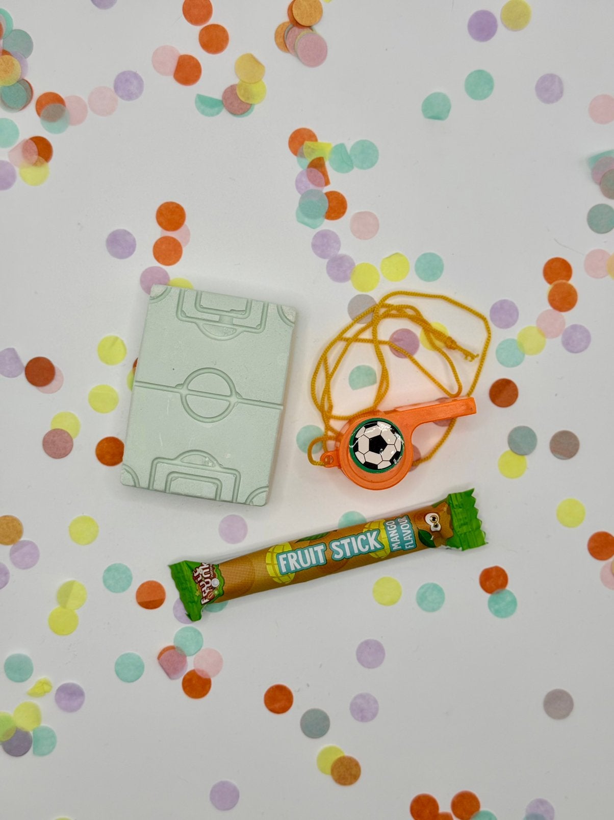 Voetbal Fruit Funk traktatie, Ophalen of Verzenden, Zo goed als nieuw