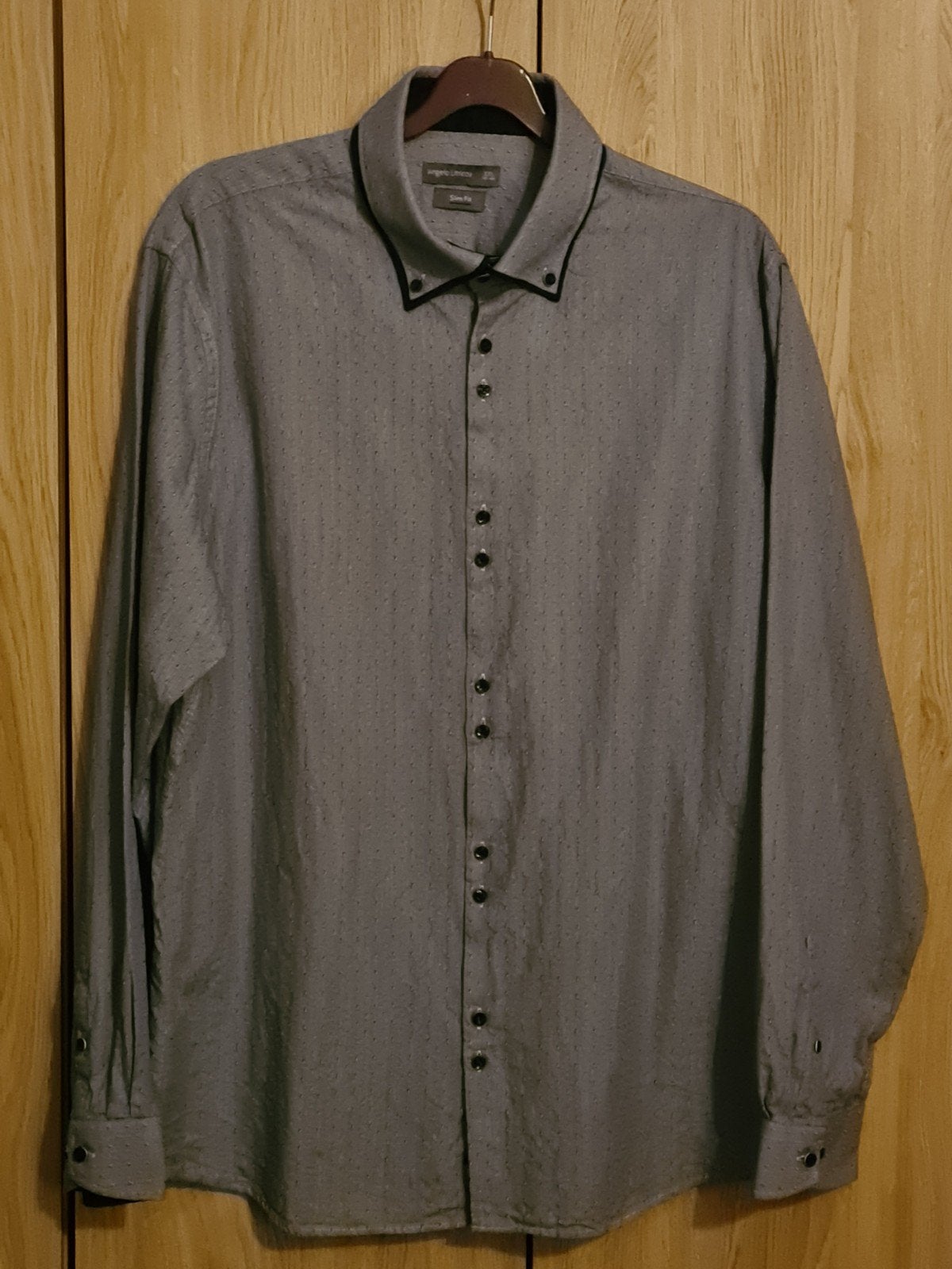 NIEUW Angelo Litrico mt XXL grijs overhemd met biesje, Ophalen, Nieuw, Grijs, Overige halswijdtes