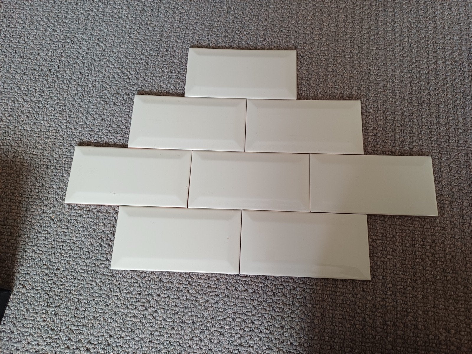 Witte keramische wandtegels - Metro tegels, Nieuw, 20 tot 40 cm, Minder dan 5 m², Wandtegels