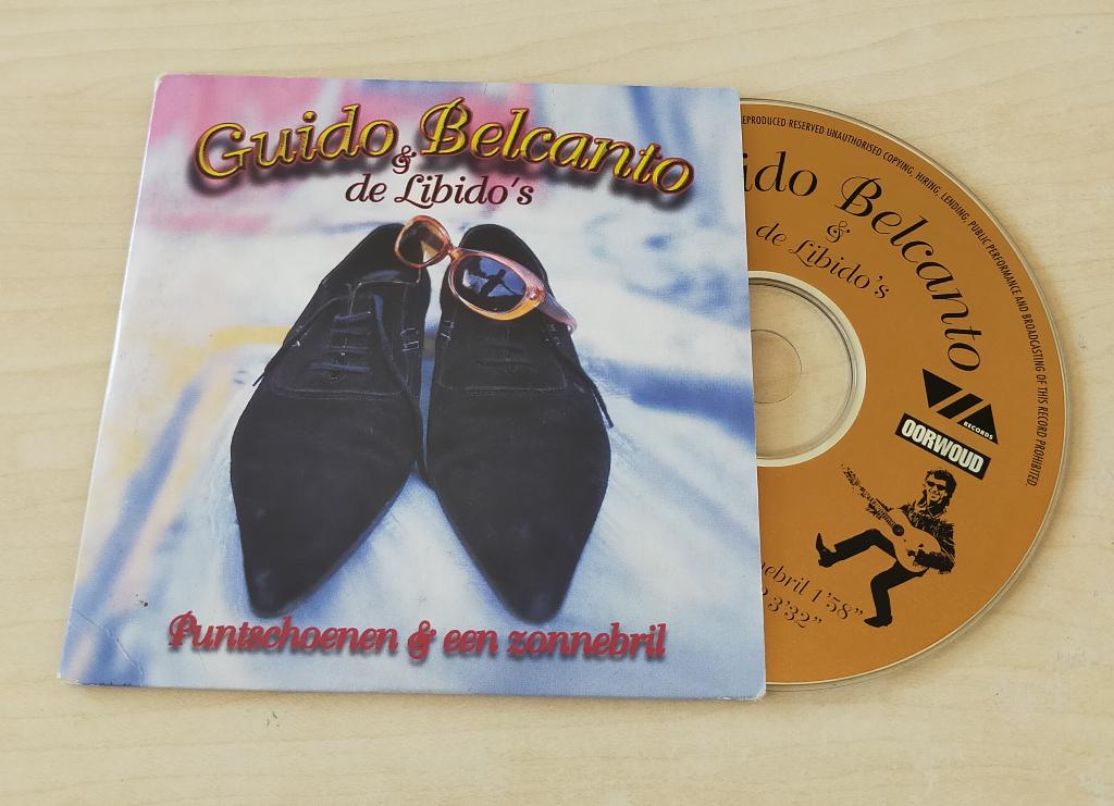 Guido Belcanto & De Libido's Puntschoenen & Een Zonnebril, Cd's en Dvd's, Cd Singles, Gebruikt, Nederlandstalig, Ophalen of Verzenden