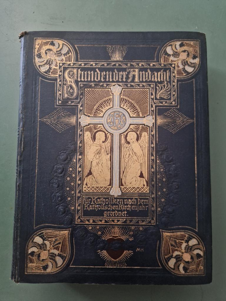 Oud Duits Gebedenboek "Stunden der Andacht" (ca. 1900), Antiek en Kunst, Antiek | Boeken en Bijbels, Ophalen of Verzenden, Onbekend