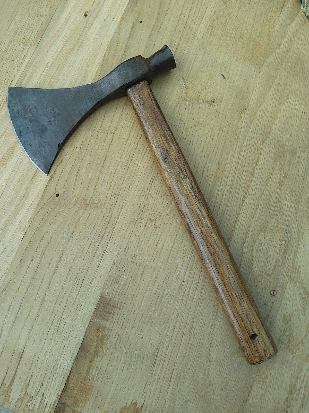 Vintage Bijl met Hickory Steel - Scherpgeslepen, Ophalen of Verzenden
