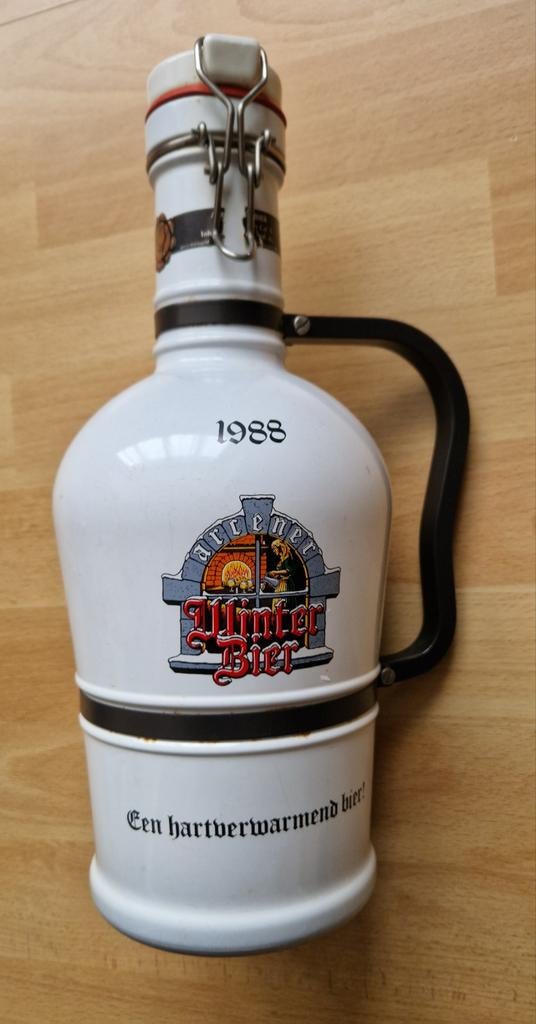 Zeldzame Arcener Winterbier fles 1988 - 2 liter (leeg), Ophalen of Verzenden, Gebruikt, Flesje(s), Overige merken