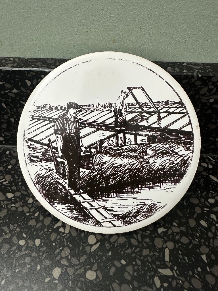 Brinkman tegeltje van het Westland. Platglas, ramen afdekken, Ophalen of Verzenden