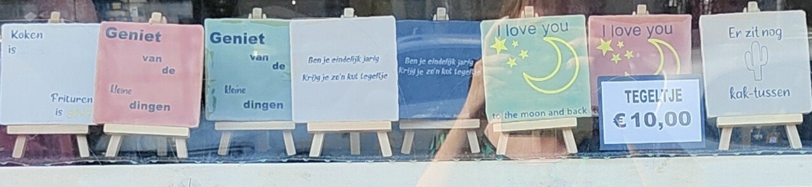 Tegeltjes met tekst, Ophalen of Verzenden