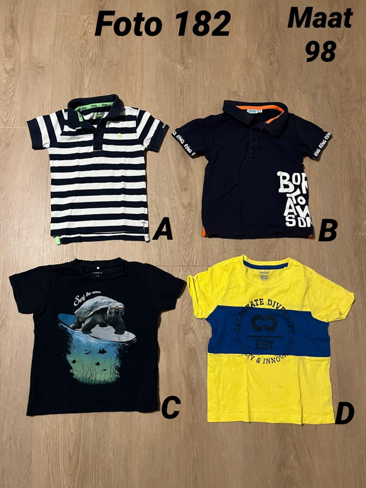 Shirt polo jongen maat 98 zgan *foto 182*, Kinderen en Baby's, Kinderkleding | Maat 98, Ophalen of Verzenden, Zo goed als nieuw