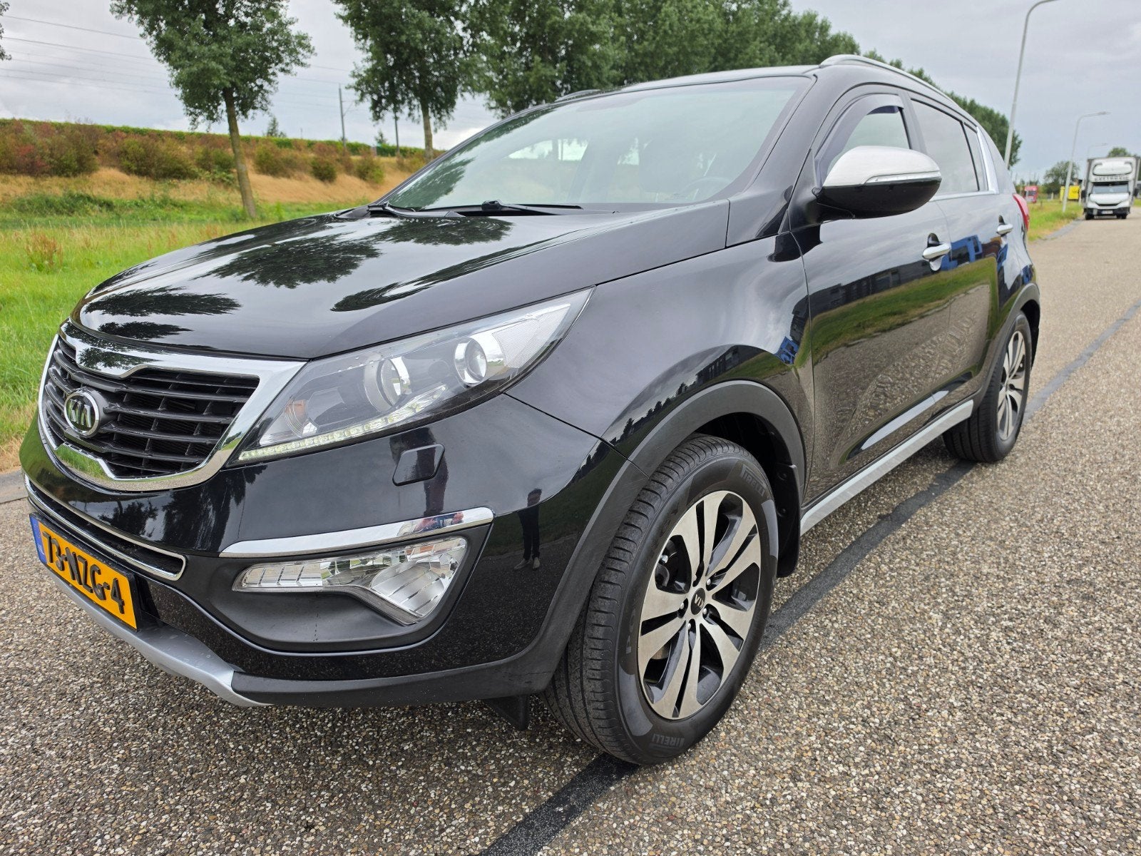 Kia Sportage 2.0 Cvvt 2WD, 114Dkm, 1eigenaar., Auto's, Kia, 1998 cc, Startonderbreker, Zwart, 4 cilinders