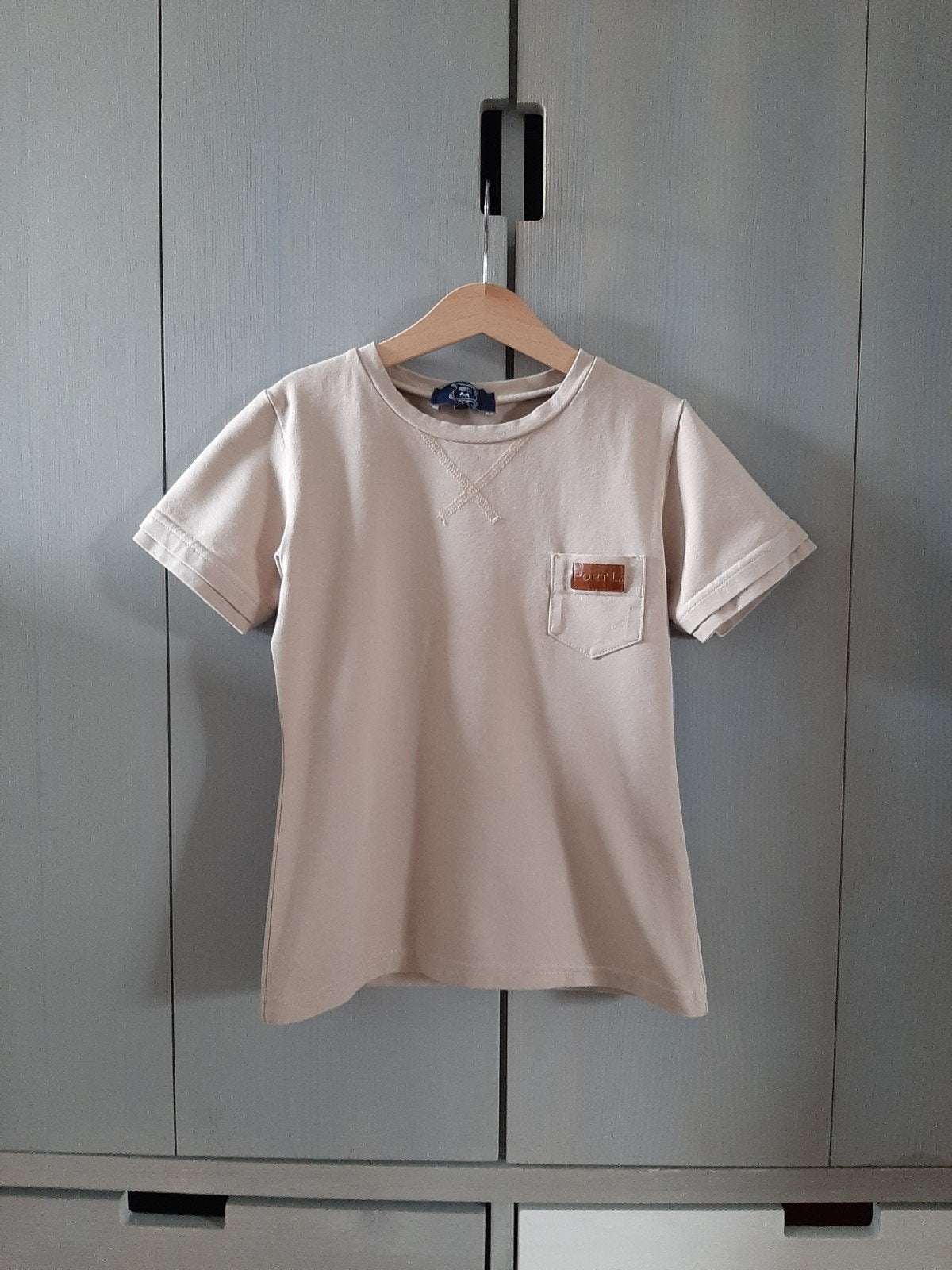 Port Lavande Shirt Eduard zand maat 128 als nieuw!, Kinderen en Baby's, Port Lavande, Ophalen of Verzenden, Zo goed als nieuw