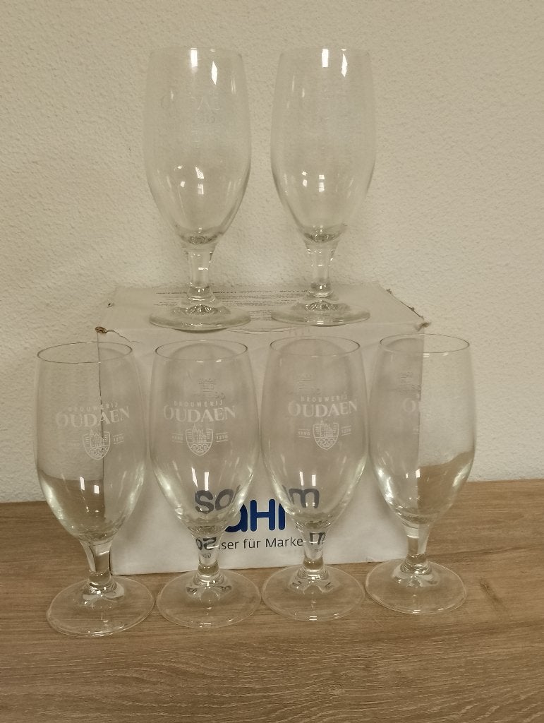 Brouwerij Oudaen, Verzamelen, Biermerken, Nieuw, Glas of Glazen, Overige merken, Ophalen of Verzenden