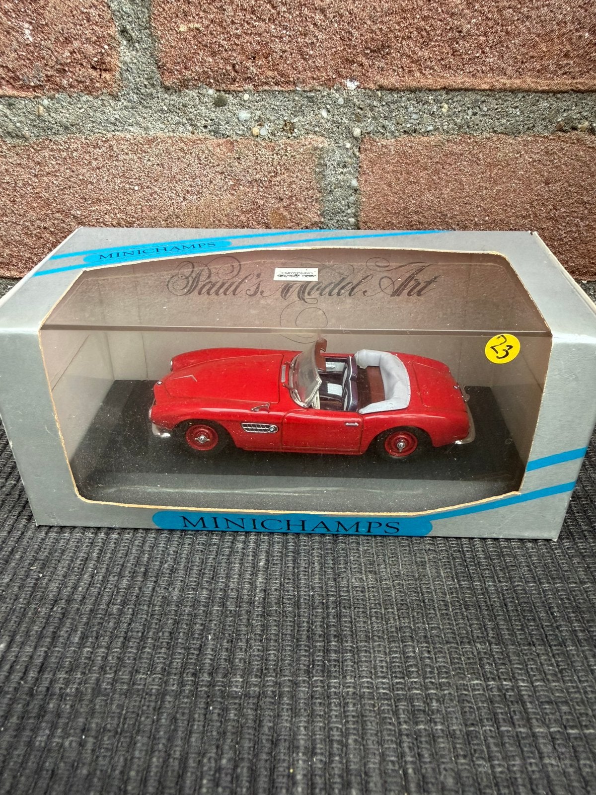 1:43 Minichamps BMW 507, Ophalen of Verzenden, Zo goed als nieuw, Auto, MiniChamps