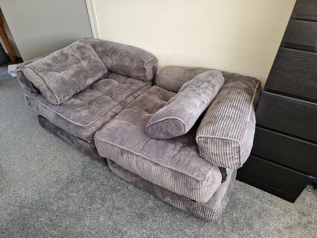 slaapbank, Ophalen, 190 cm of minder, Grijs, 160 cm