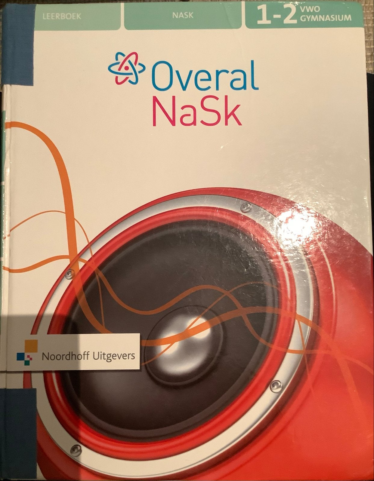 Overal NaSk 1-2 VWO Gymnasium Leerboek Noordhoff, Boeken, Ophalen of Verzenden, Gelezen, VWO, Natuurkunde