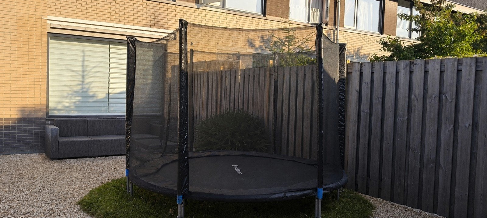 Trampoline 244 doorsnede, Tuin en Terras, Schuttingen, Ophalen, Hout, Minder dan 3 meter