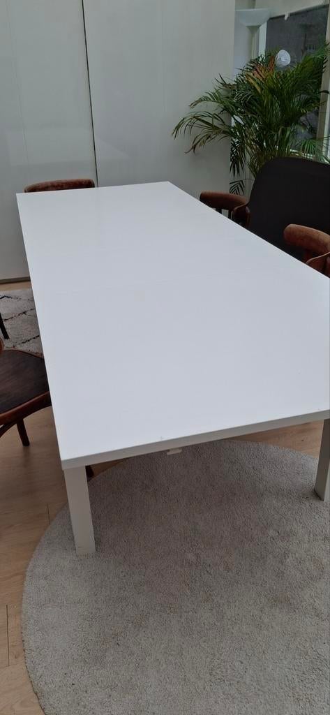 Uitschuifbare eettafel Ikea Bjursta, Huis en Inrichting, Tafels | Eettafels, Ophalen, Gebruikt, Rechthoekig, 50 tot 100 cm
