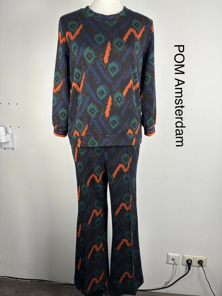 POM Amsterdam Broekpak  (mt: 40) 33,1/9787, Kleding | Dames, Maat 38/40 (M), POM Amsterdam, Blauw, POM Amsterdam