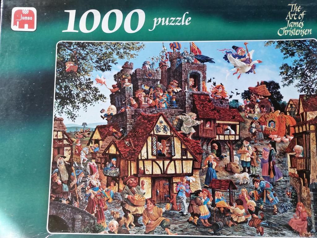 Jumbo Legpuzzel  - The Art of James Christensen, Ophalen, 500 t/m 1500 stukjes, Zo goed als nieuw, Legpuzzel