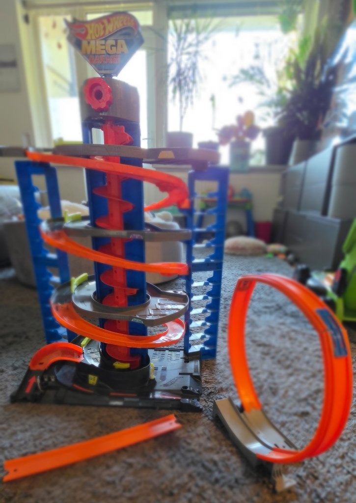 Hotwheels mega garage, Ophalen, Gebruikt, Onderdelen, Hot Wheels
