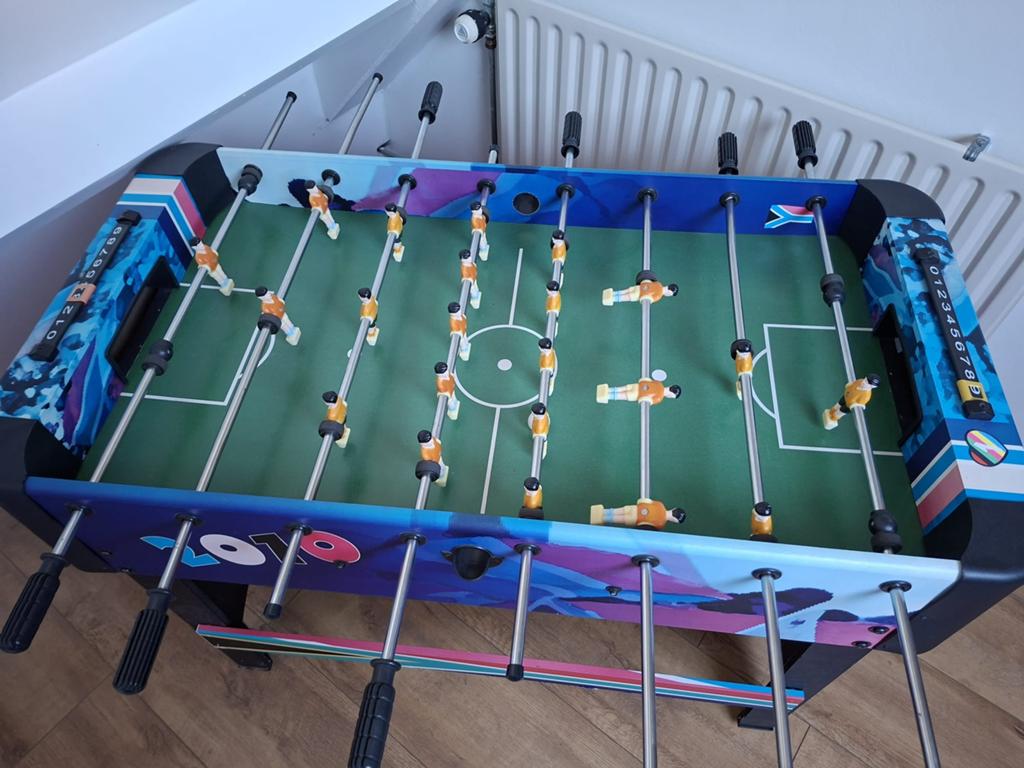 Tafelvoetbalspel, Ophalen, Gebruikt