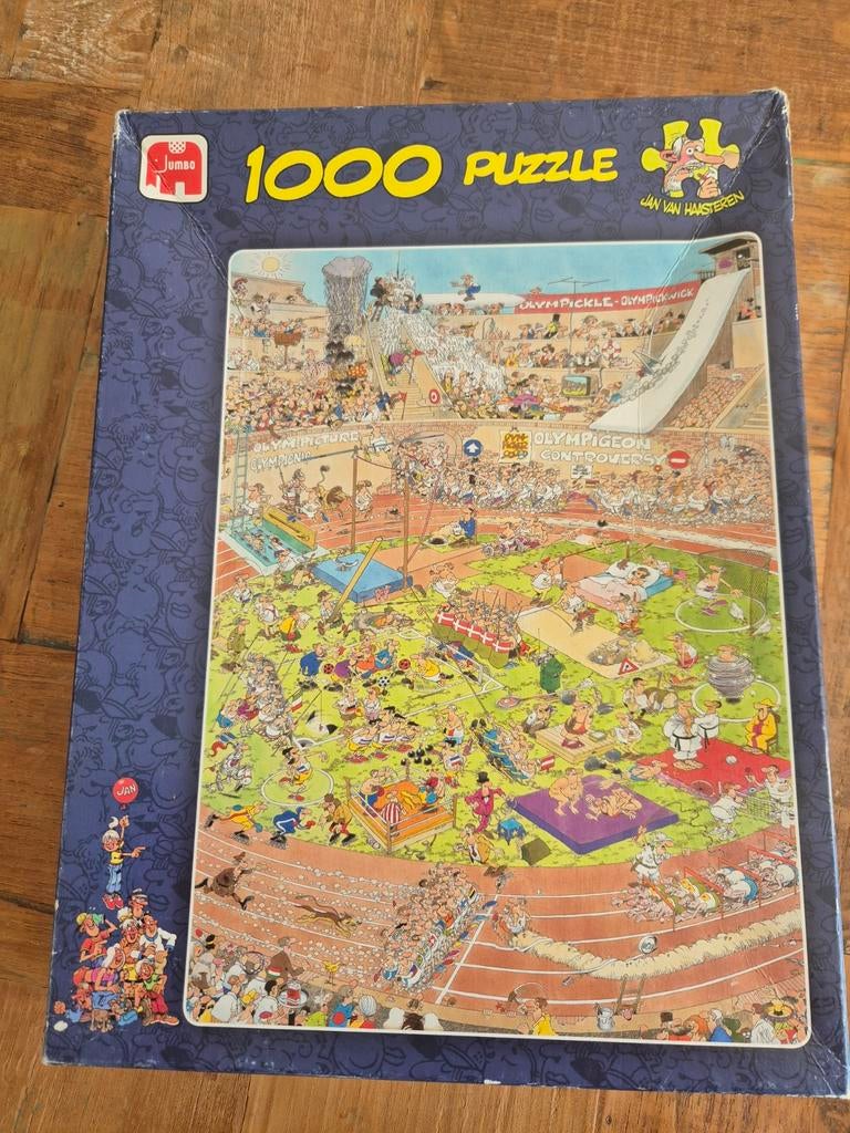 Jan van Haasteren Legpuzzel 1000 stukjes - Olympische Spelen, Hobby en Vrije tijd, Denksport en Puzzels, Ophalen of Verzenden