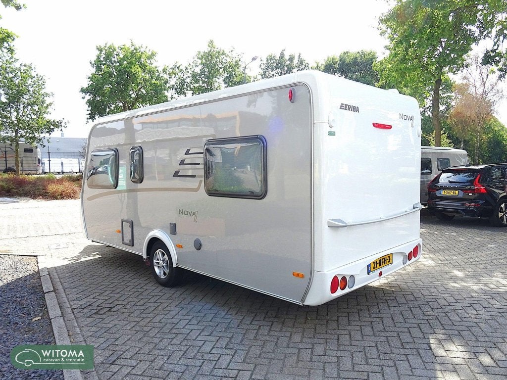 Eriba Nova Light Delight 442 mover luifel fietsenrek, Caravans en Kamperen, Caravans, Standaardzit, Schokbreker, Bedrijf, Overige typen