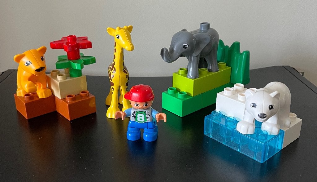 DUPLO Baby dierentuin 4962, Ophalen, Zo goed als nieuw, Duplo