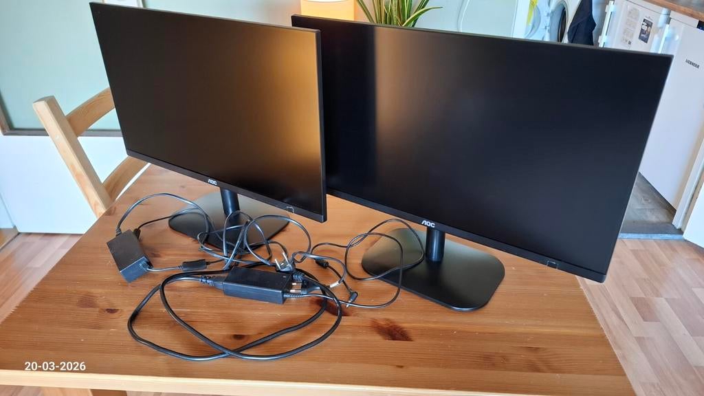 AOC 24" monitor, Computers en Software, Monitoren, Ophalen, Gebruikt, HDMI, Full HD