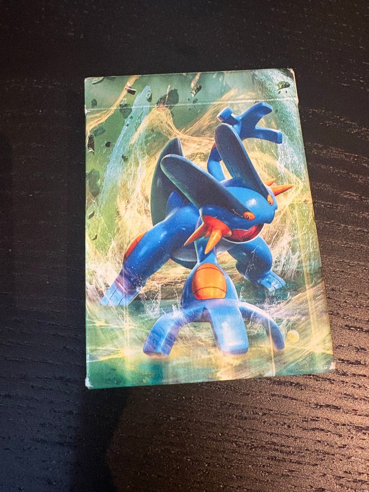 Pokemon Kaart Sumpex (Swampert) met Deck Box, Ophalen of Verzenden, Gebruikt, Losse kaart