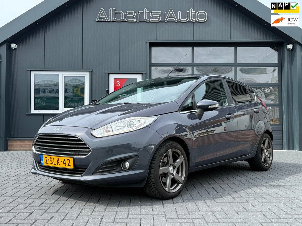 Ford Fiesta 1.6 TDCi Lease Titanium | NAVI | CLIMA | KEYLESS, Voorwielaandrijving, Euro 5, Stof, Gebruikt
