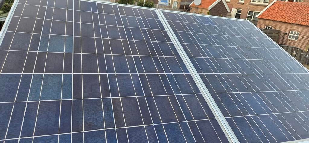 Sharp zonnepaneel overkapping, Ophalen, Zo goed als nieuw, Zwart, Minder dan 5 m²