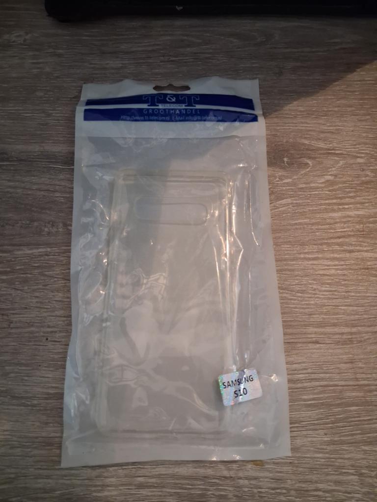 Transparant hoesje voor Samsung S10, Telecommunicatie, Ophalen of Verzenden, Nieuw, Overige modellen, Hoesje of Tasje