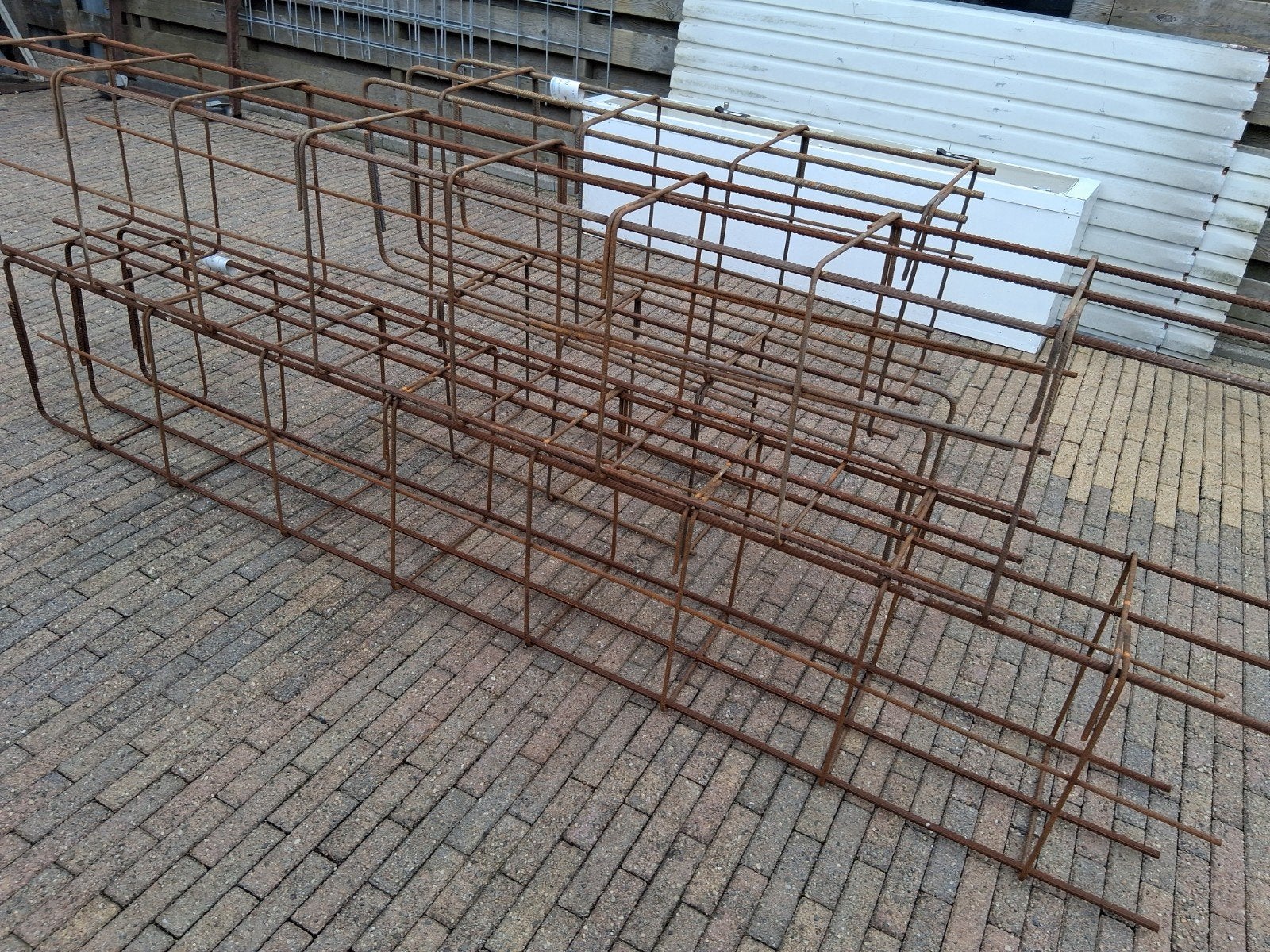 Betonijzer korffen en 3 kleine netten, Doe-het-zelf en Verbouw, Ophalen of Verzenden