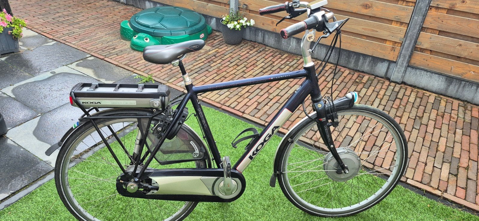 Koga miyata E-bike, Fietsen en Brommers, Elektrische fietsen, Gebruikt, 55 tot 59 cm, 30 tot 50 km per accu, Ophalen