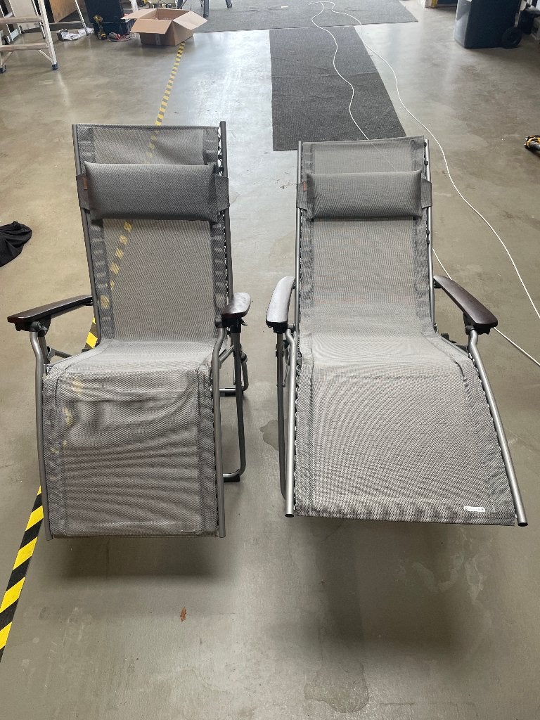2x Lafuma relaxstoel RSX /RSXA zgan. nooit gebruikt €300, Ophalen, Zo goed als nieuw