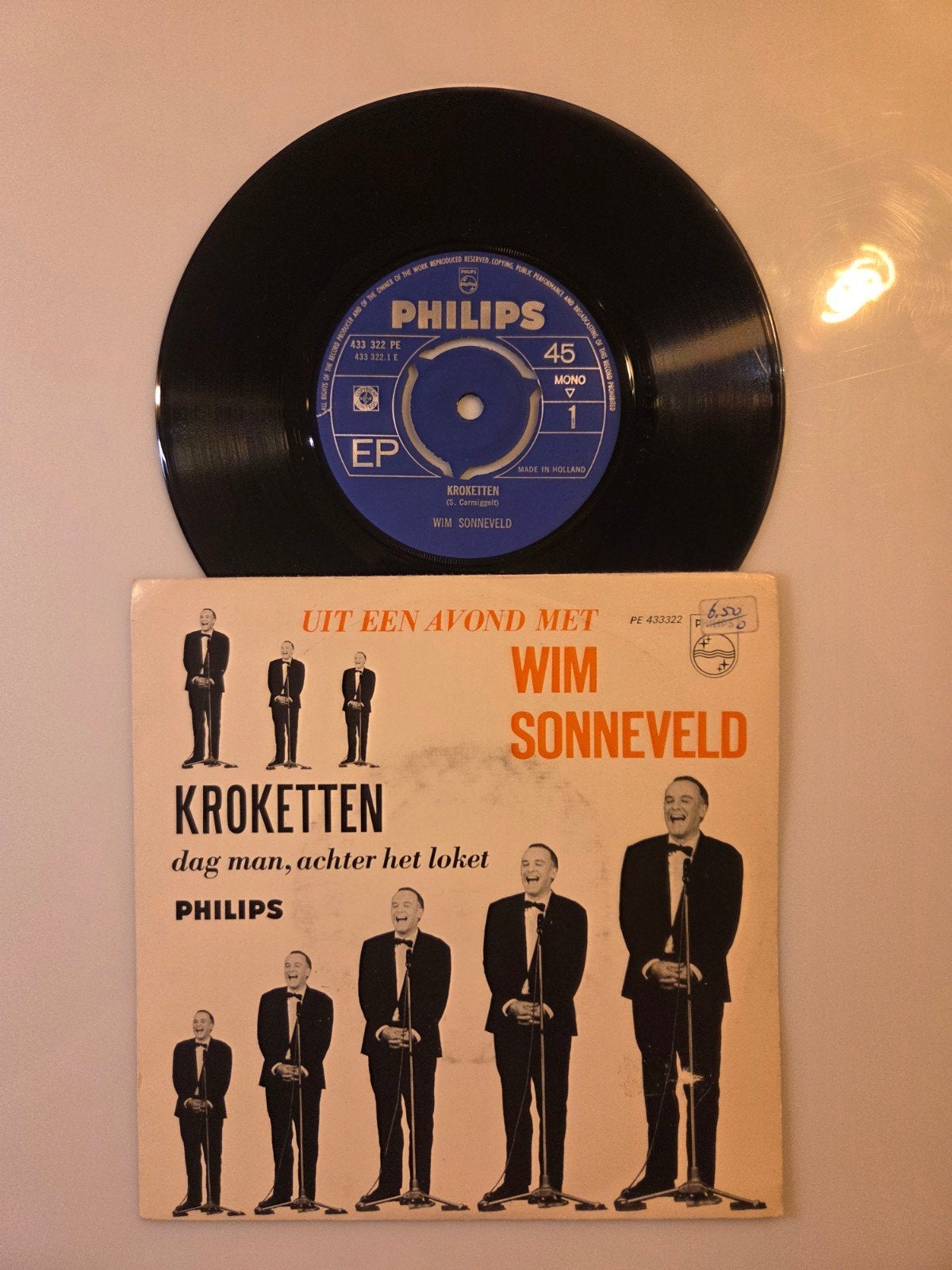 Wim Sonneveld - Kroketten, Ophalen of Verzenden, Gebruikt, 7 inch, Nederlandstalig