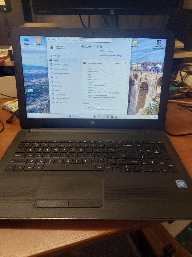 HP laptop 15,6", Hp, 256 GB, 8 GB, Minder dan 2 Ghz