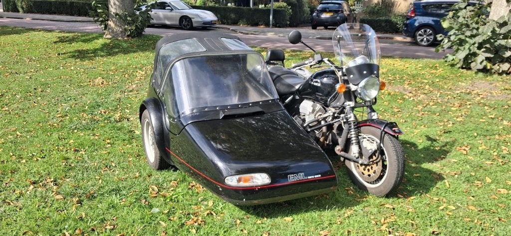Moto Guzzi California Jackal 1100 met EML-zijspan, Motoren, Cardan-aandrijving, 2 cilinders, Motorrijbewijs A, Gebruikt