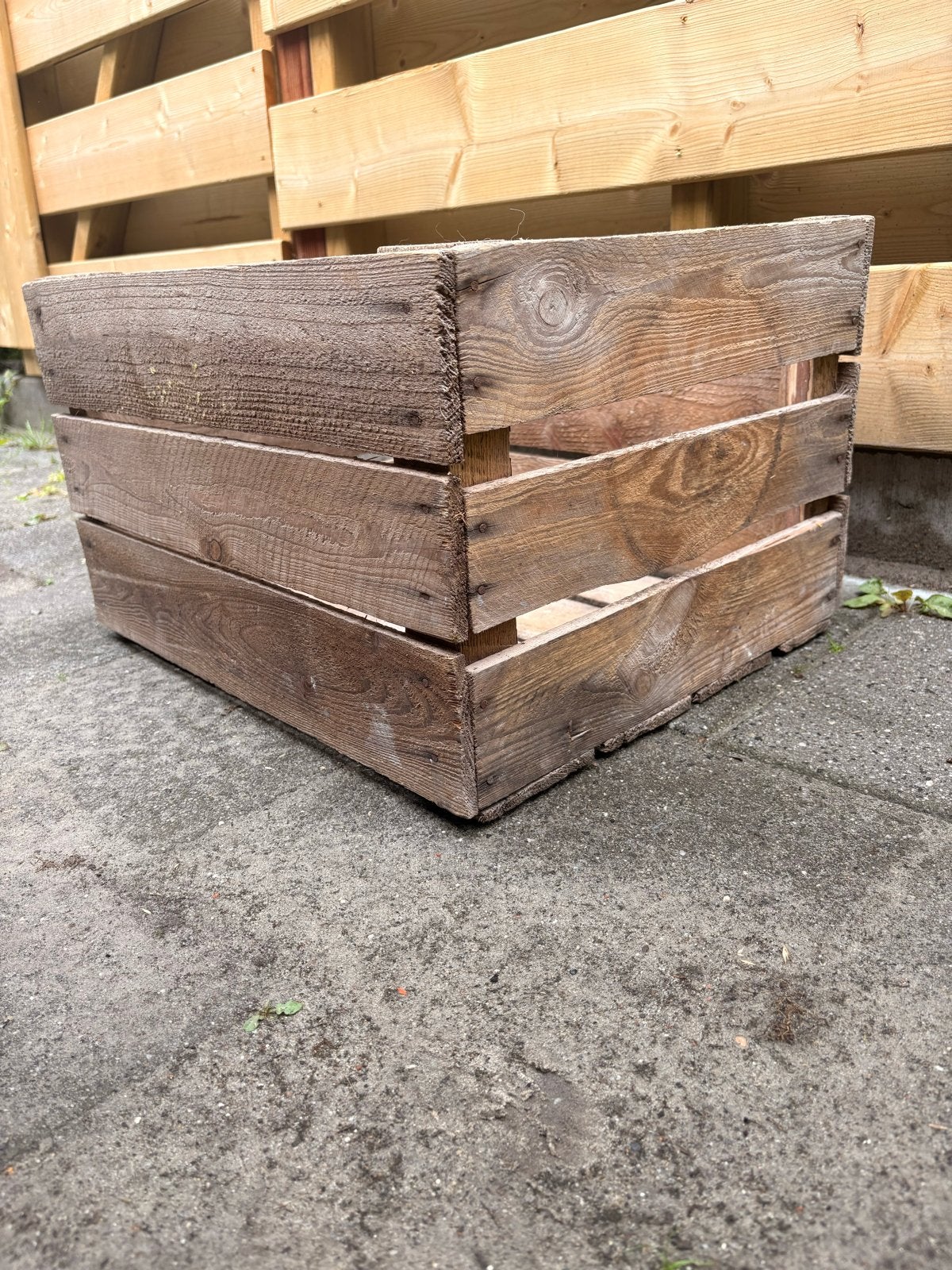 Set van 4 gebruikte fruitkistjes, Huis en Inrichting, Woonaccessoires | Kisten, Ophalen, Minder dan 50 cm, Gebruikt, 5 – 50