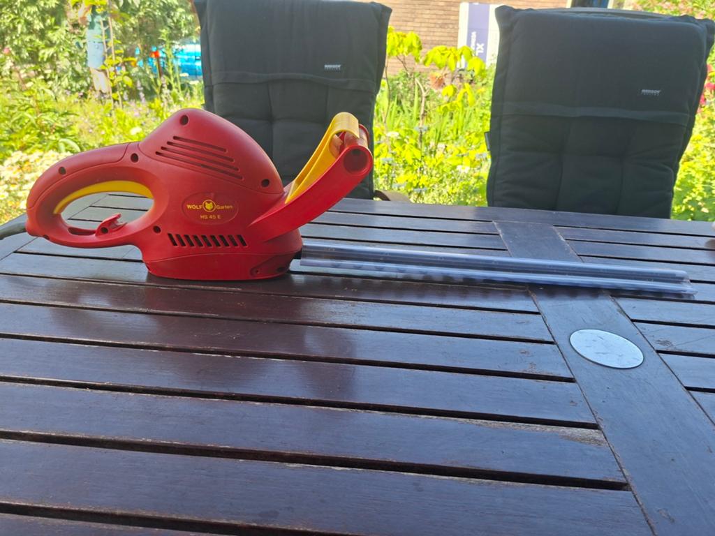 WOLF Garten HS 45 E elektrische heggenschaar, Tuin en Terras, Ophalen, Gebruikt, Elektrisch, WOLF Garten