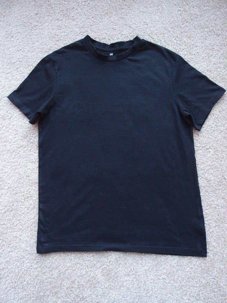 H&M basic heren jongens shirt zwart maat S, Kleding | Heren, Zwart, Nieuw, Ophalen of Verzenden, H&M