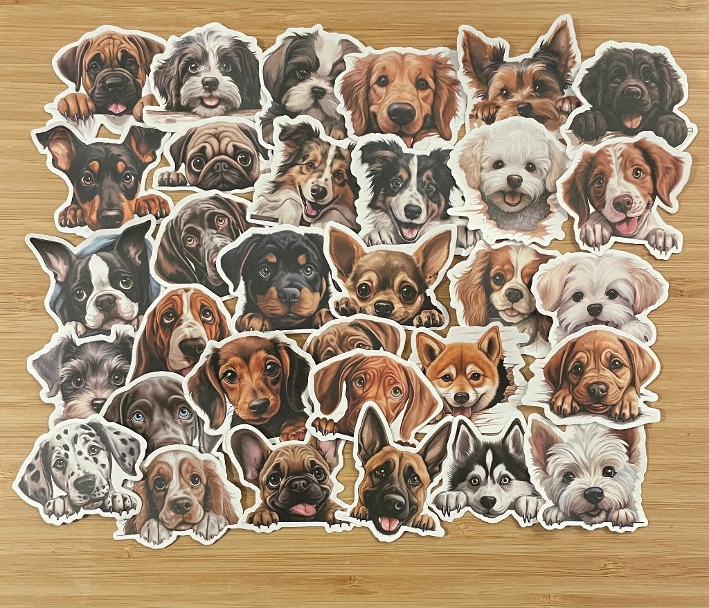 Honden realistische stickers, Verzenden, Nieuw, Meerdere stickers