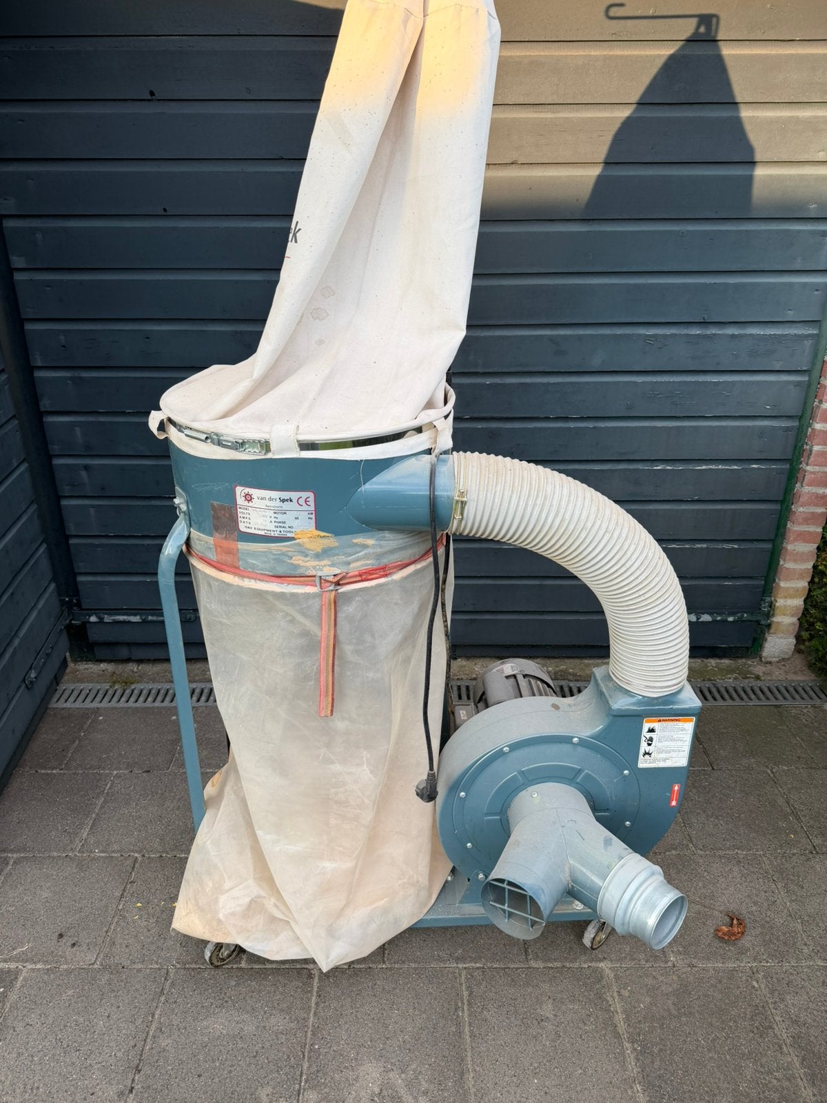 Professionele houtbewerkings afzuiging 230v, Ophalen, Gebruikt, Afzuiger