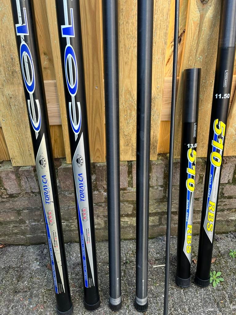 Vaste oversteekhengel Colmic 510 RBS 13 M pack, Watersport en Boten, Ophalen, Vaste hengel
