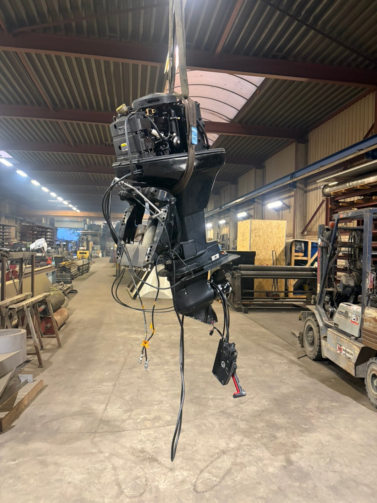 Mercury 90pk met console en stuur, Ophalen of Verzenden, Gebruikt, Motor en Techniek, Motorboot