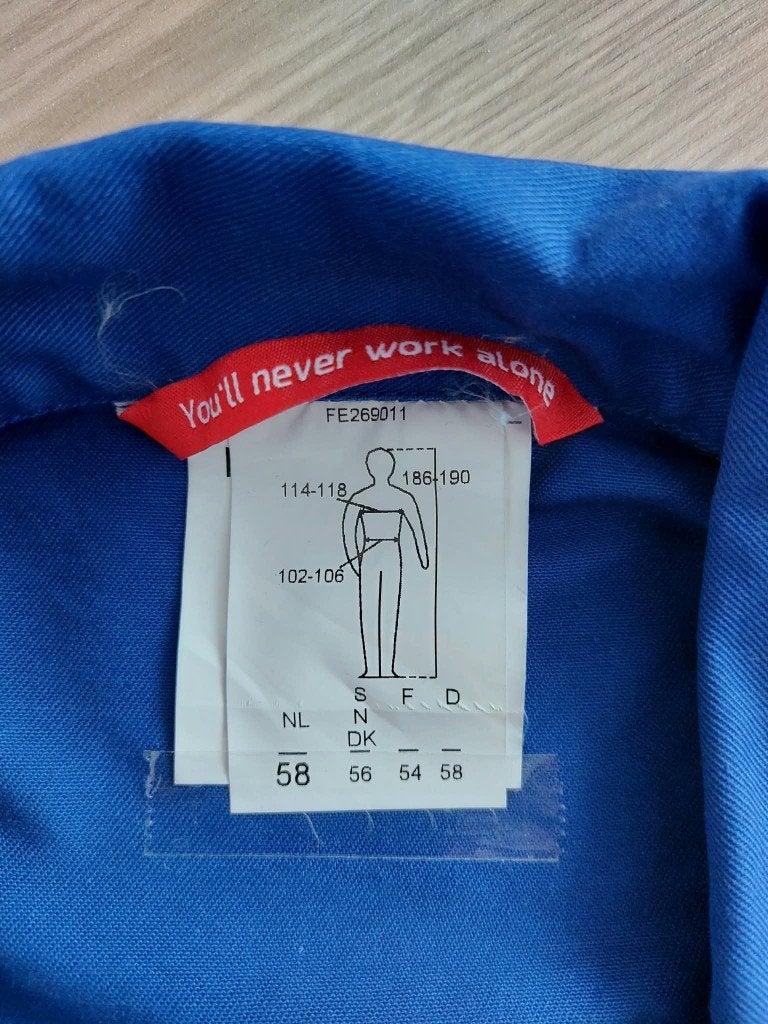 HAVEP Overall Blauw Maat 58 - Werkkleding, HAVEP, Heren, Overall, Nieuw