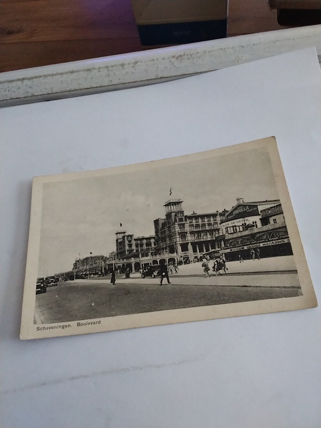 Oude ansichtkaart Scheveningen Boulevard (voor 1940), Verzamelen, Ophalen of Verzenden, 1920 tot 1940, Gelopen, Zuid-Holland