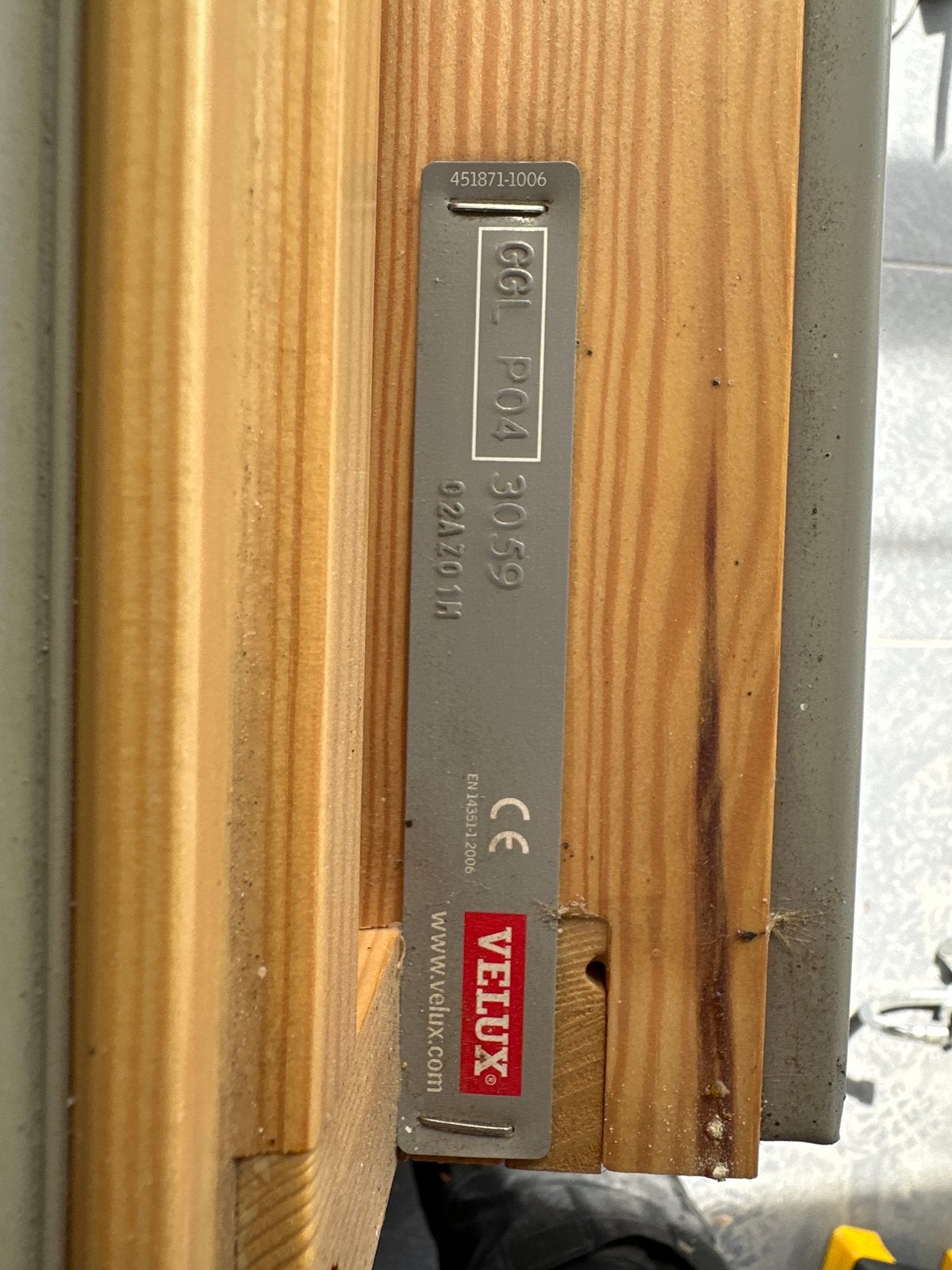 Velux Dakraam UK04 - Goede staat, compleet, Ophalen, 80 tot 120 cm, 120 tot 160 cm, Zo goed als nieuw